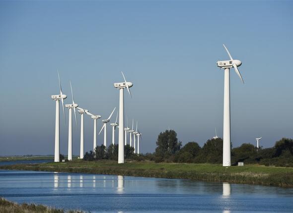 Windmolens bij de Oesterdam